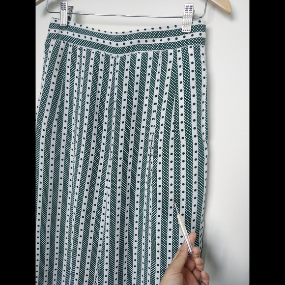 Vintage green striped 2 pc set - Picture 7 of 8